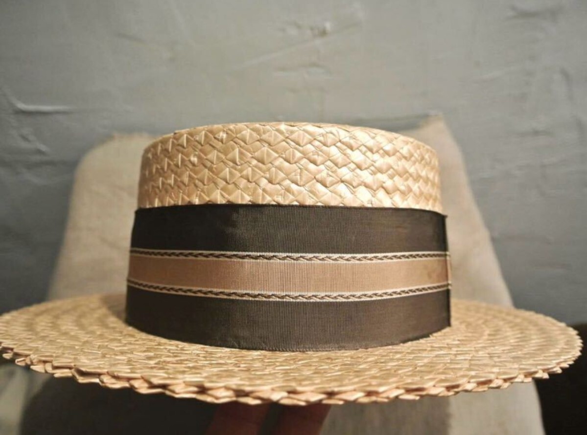 special vintage KNOX ノックス ボーターハット カンカン帽 50's special vintage KNOX ノックス ボーターハット カンカン帽 50's