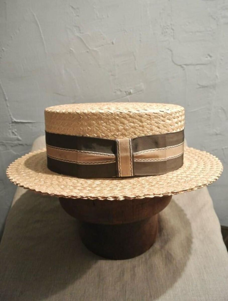 special vintage KNOX ノックス ボーターハット カンカン帽 50's special vintage KNOX ノックス ボーターハット カンカン帽 50's
