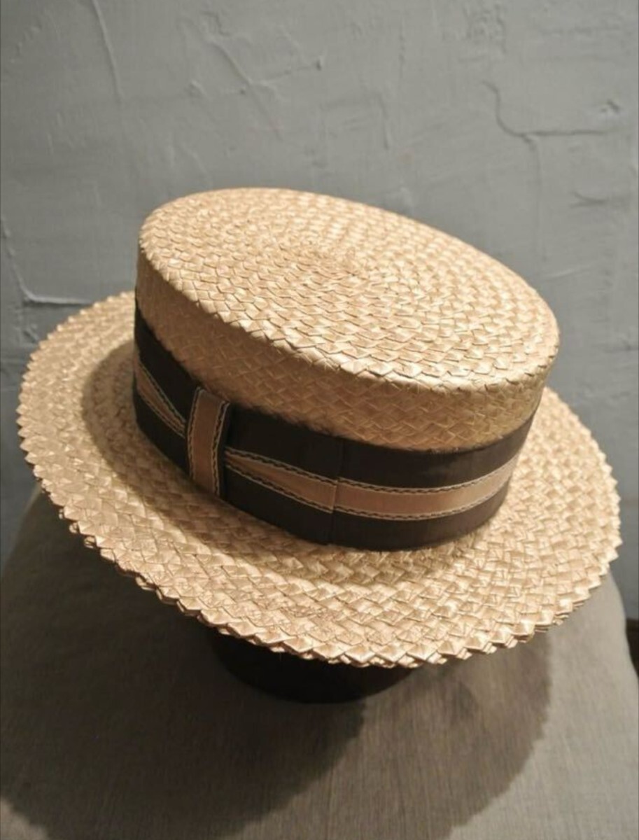 special vintage KNOX ノックス ボーターハット カンカン帽 50's special vintage KNOX ノックス ボーターハット カンカン帽 50's