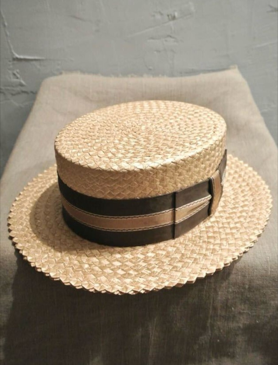 special vintage KNOX ノックス ボーターハット カンカン帽 50's special vintage KNOX ノックス ボーターハット カンカン帽 50's
