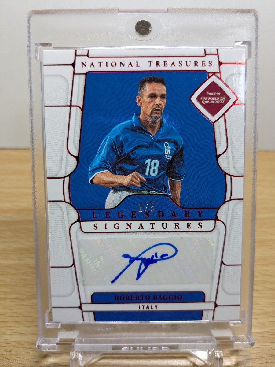 2022 National Treasures 【バッジョ /Roberto Baggio】 1/5 2022 National Treasures 【バッジョ /Roberto Baggio】 1/5