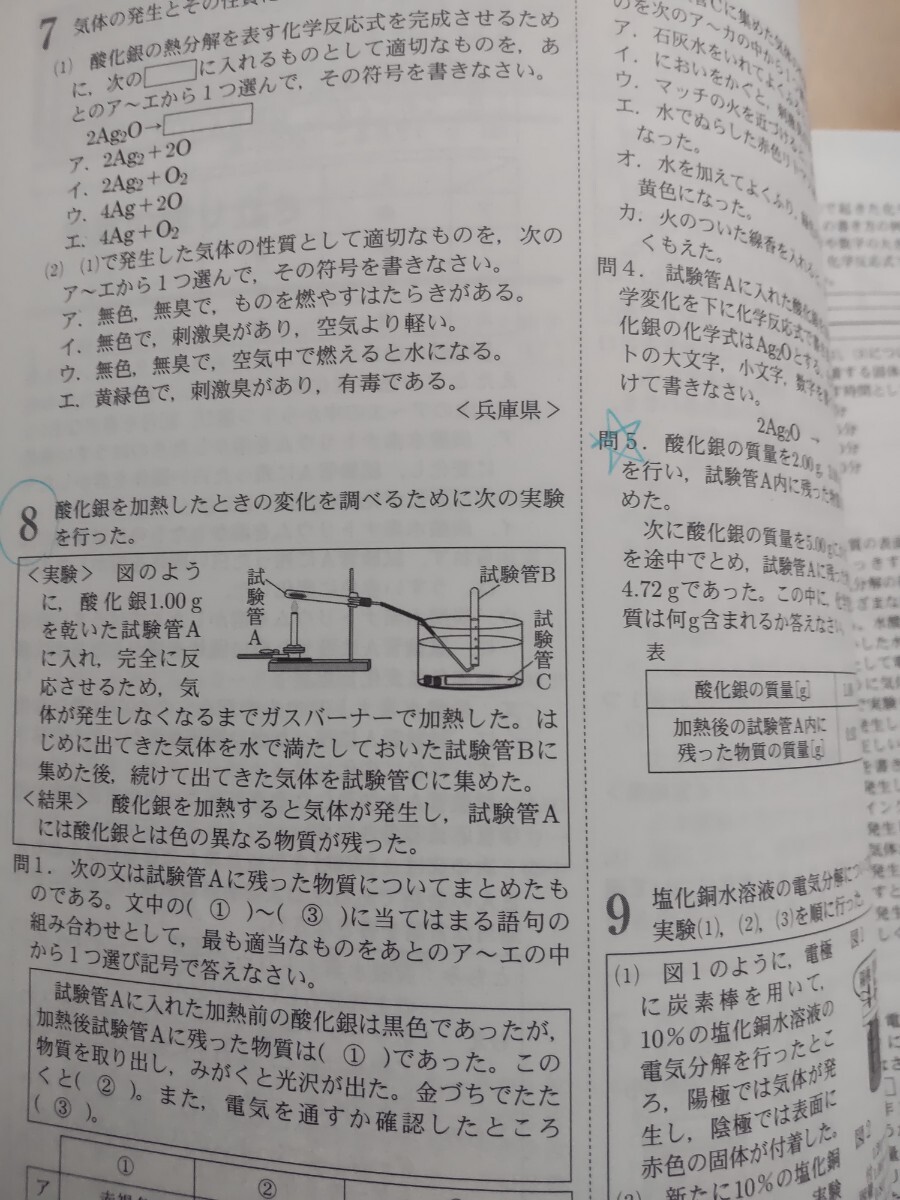 2025年受験用全国高校入試問題正解分野別過去問483題理科化学 2025年受験用全国高校入試問題正解分野別過去問483題理科化学