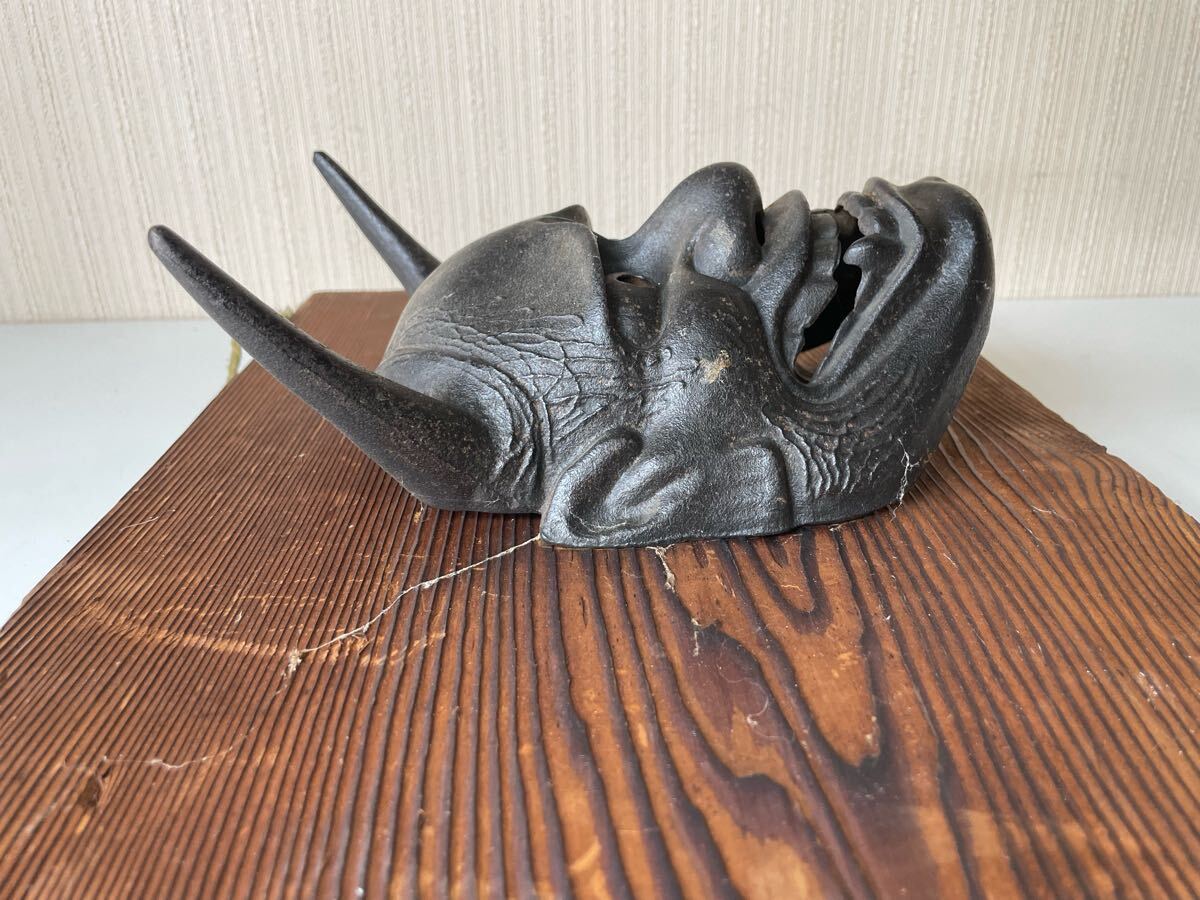 南部鉄器 工芸品 壁掛け 飾り お面 能面 般若 鬼(東洋彫刻 南部鉄器 工芸品 壁掛け 飾り お面 能面 般若 鬼(東洋彫刻