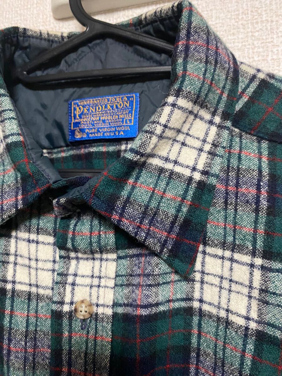 1円スタート】PENDLETON 長袖 シャツ Lサイズ USA製 ペン 1円スタート】PENDLETON 長袖 シャツ Lサイズ USA製 ペン