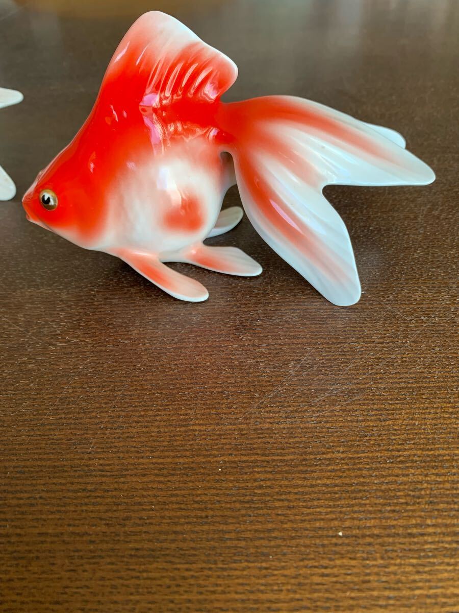ノリタケ オールド Noritake 金魚 置物 フィギュリン BONE CHINA ノリタケ オールド Noritake 金魚 置物 フィギュリン BONE CHINA