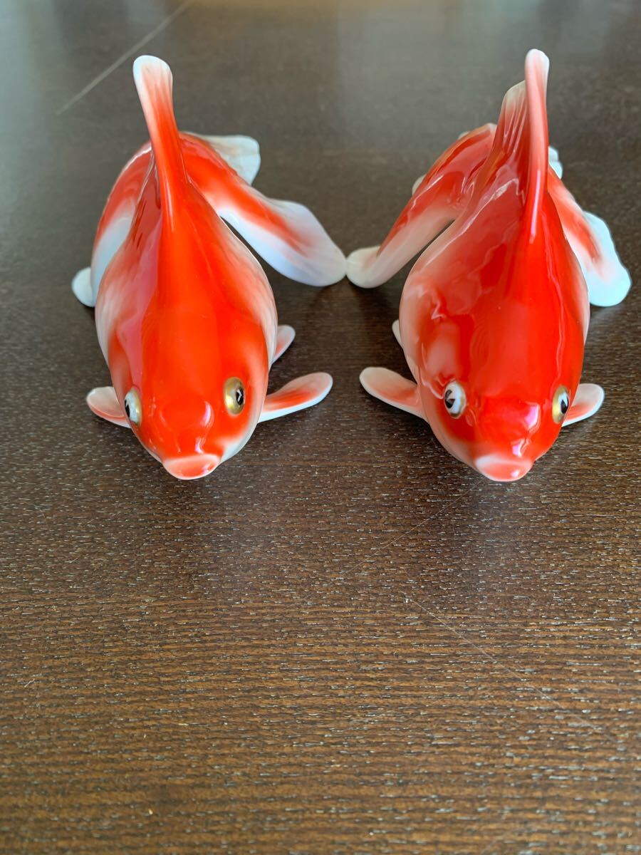 ノリタケ オールド Noritake 金魚 置物 フィギュリン BONE CHINA ノリタケ オールド Noritake 金魚 置物 フィギュリン BONE CHINA