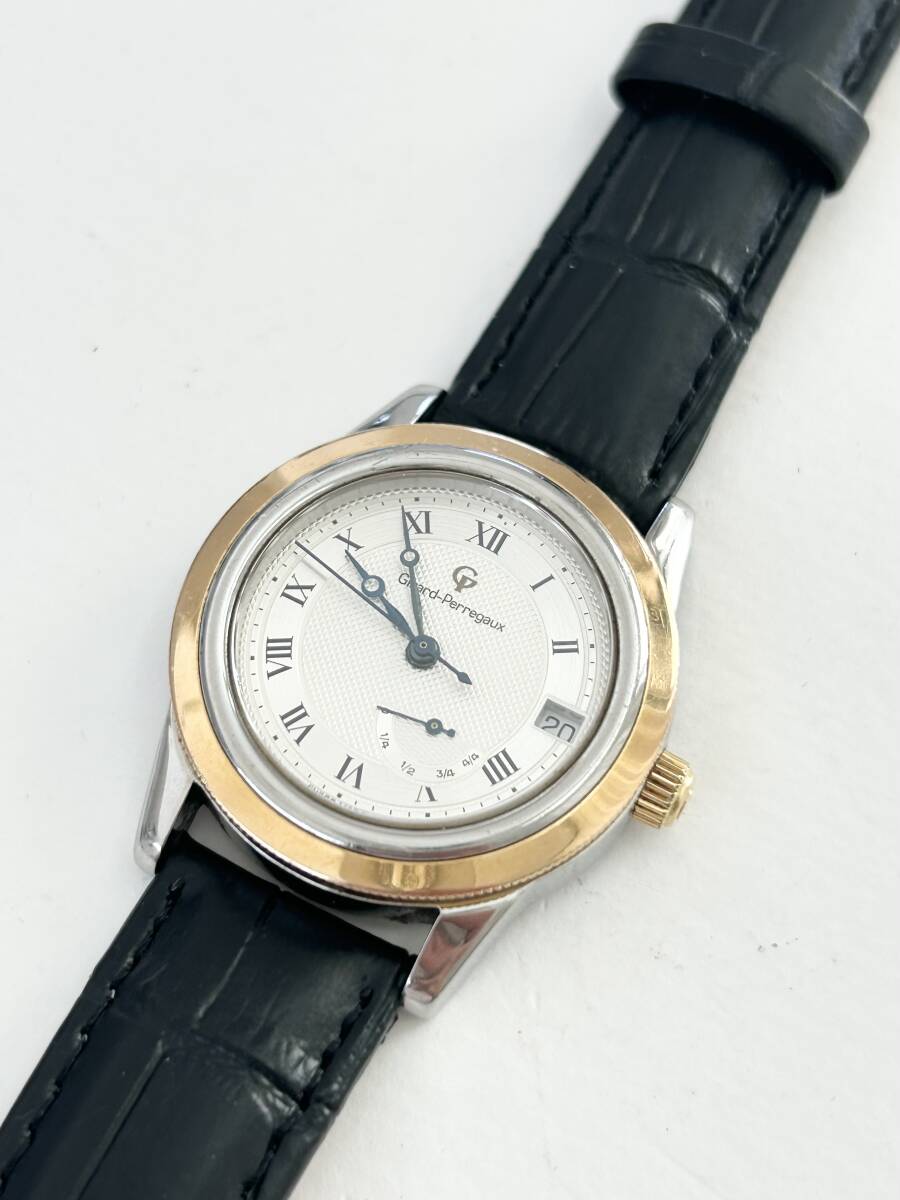13)ジラールペルゴ GP90 K18コンビ パワーリザーブ Ref.1120