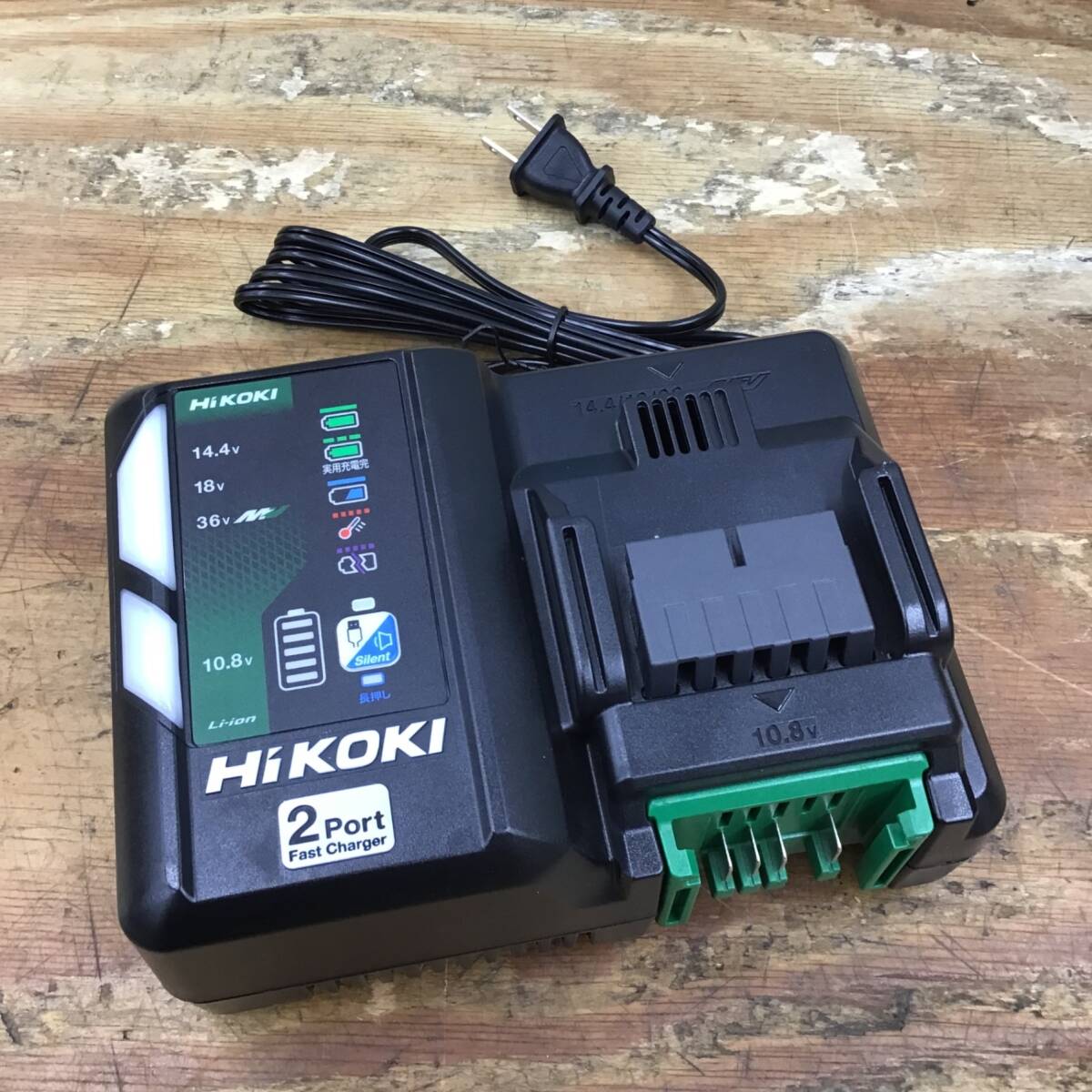 [ не использовался товар ]* высокий ko-ki(HIKOKI * старый : Hitachi Koki ) 2 порт быстрое зарядное устройство UC18YDML