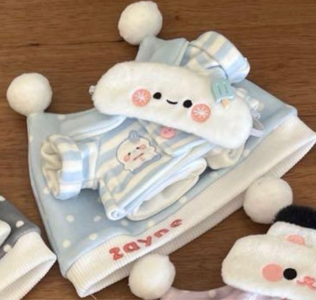 即発送 20cm 青 ぬいぐるみ 恋と深空 着せ替え ホムラ レイ シン