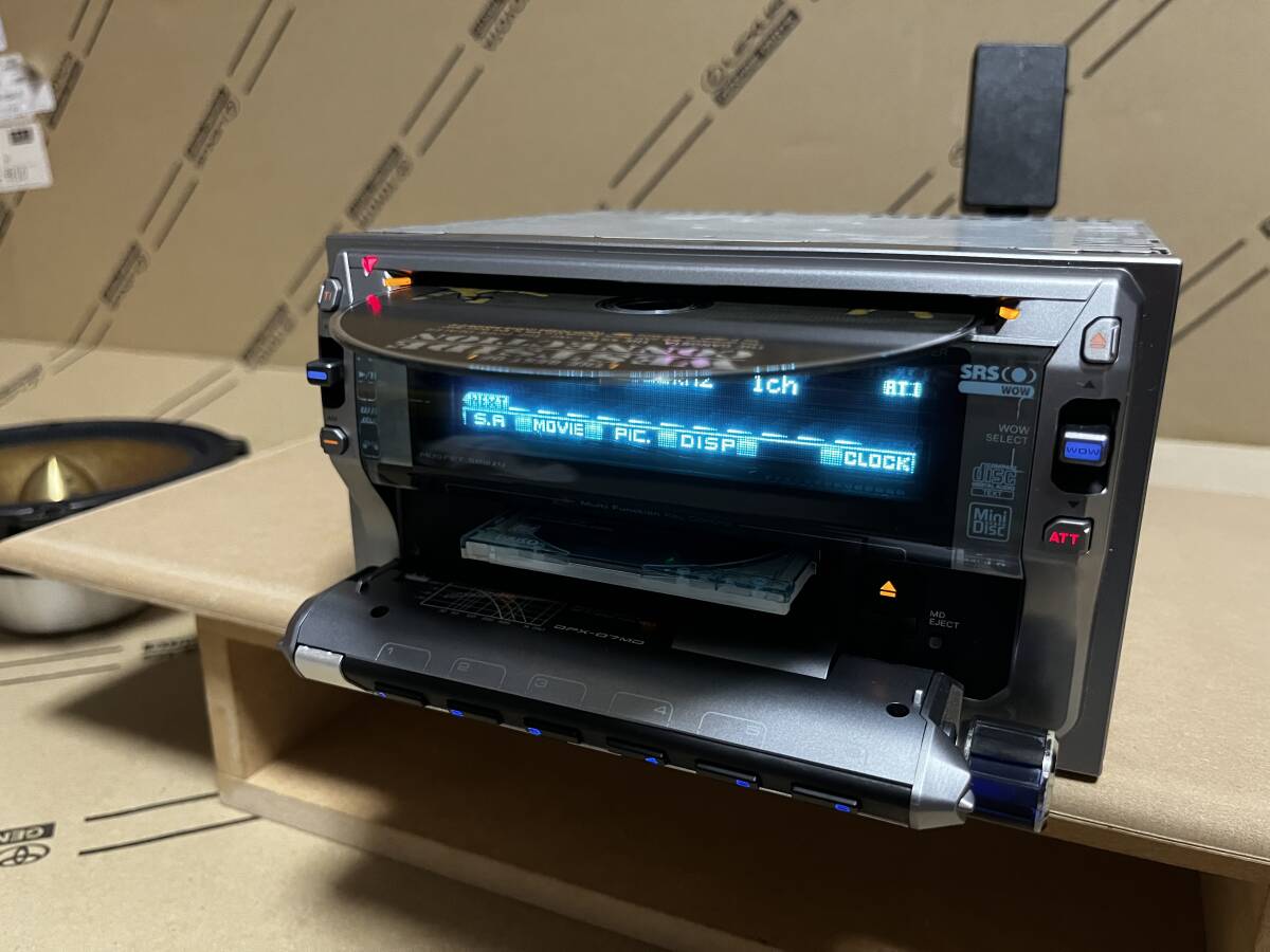 ☆KENWOOD DPX-07MD AUXにBluetooth付き 2DIN CD&MDプレーヤー☆