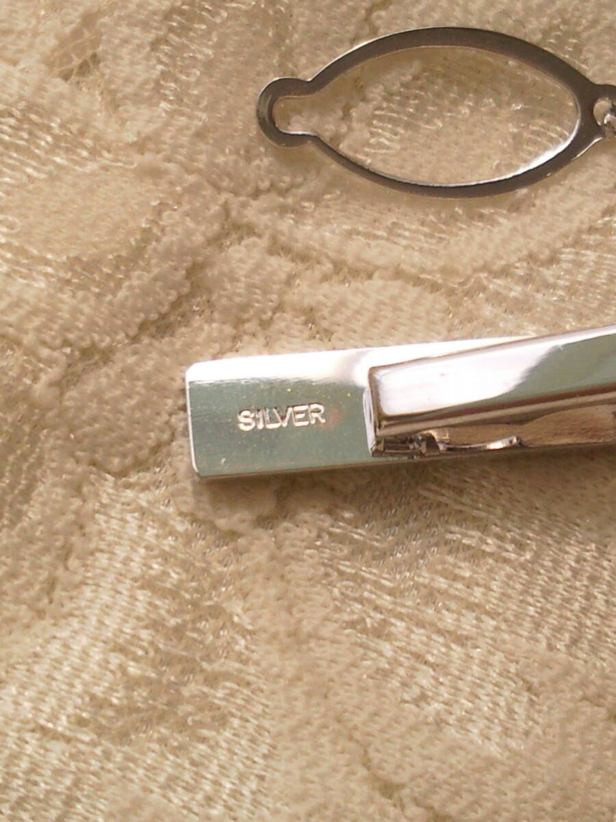銀8g 銀製シルバーネクタイピン SILVER刻印有タイピン 昭和 銀8g 銀製シルバーネクタイピン SILVER刻印有タイピン 昭和