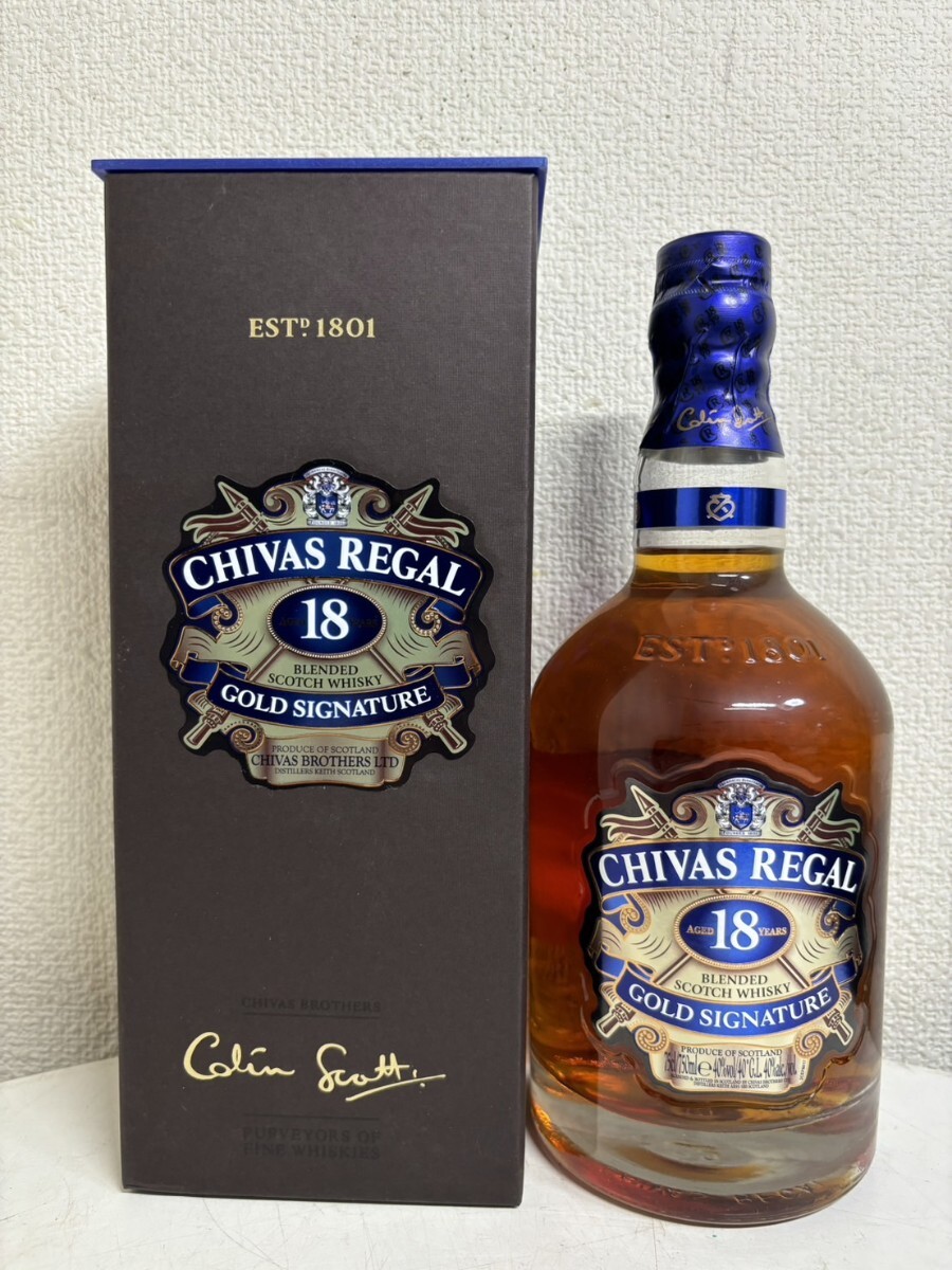 未開栓】 CHIVAS REGAL 18 シーバスリーガル 18年 ゴールド 未開栓】 CHIVAS REGAL 18 シーバスリーガル 18年 ゴールド