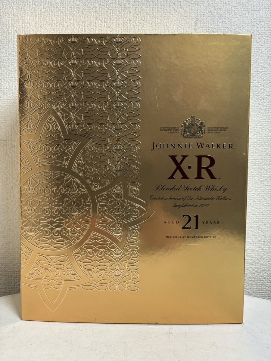 未開栓 未開封】 JOHNNIE WALKER X・R 21 ジョニーウォーカー 21 未開栓 未開封】 JOHNNIE WALKER X・R 21 ジョニーウォーカー 21