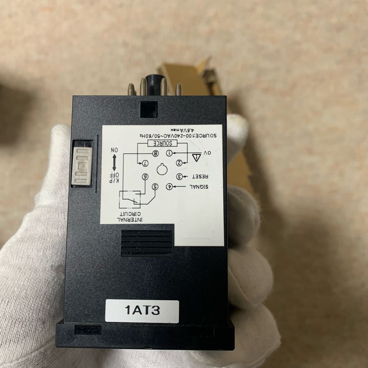 OMRON H5CX-L8 デジタルタイマ オムロン 未使用保管品_画像3