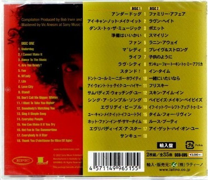 【新品輸入盤(pán)CD2枚組】スライ&ファミリーストーン ベスト～偉大な功績(jī)を集めた好編集盤(pán)～全35曲