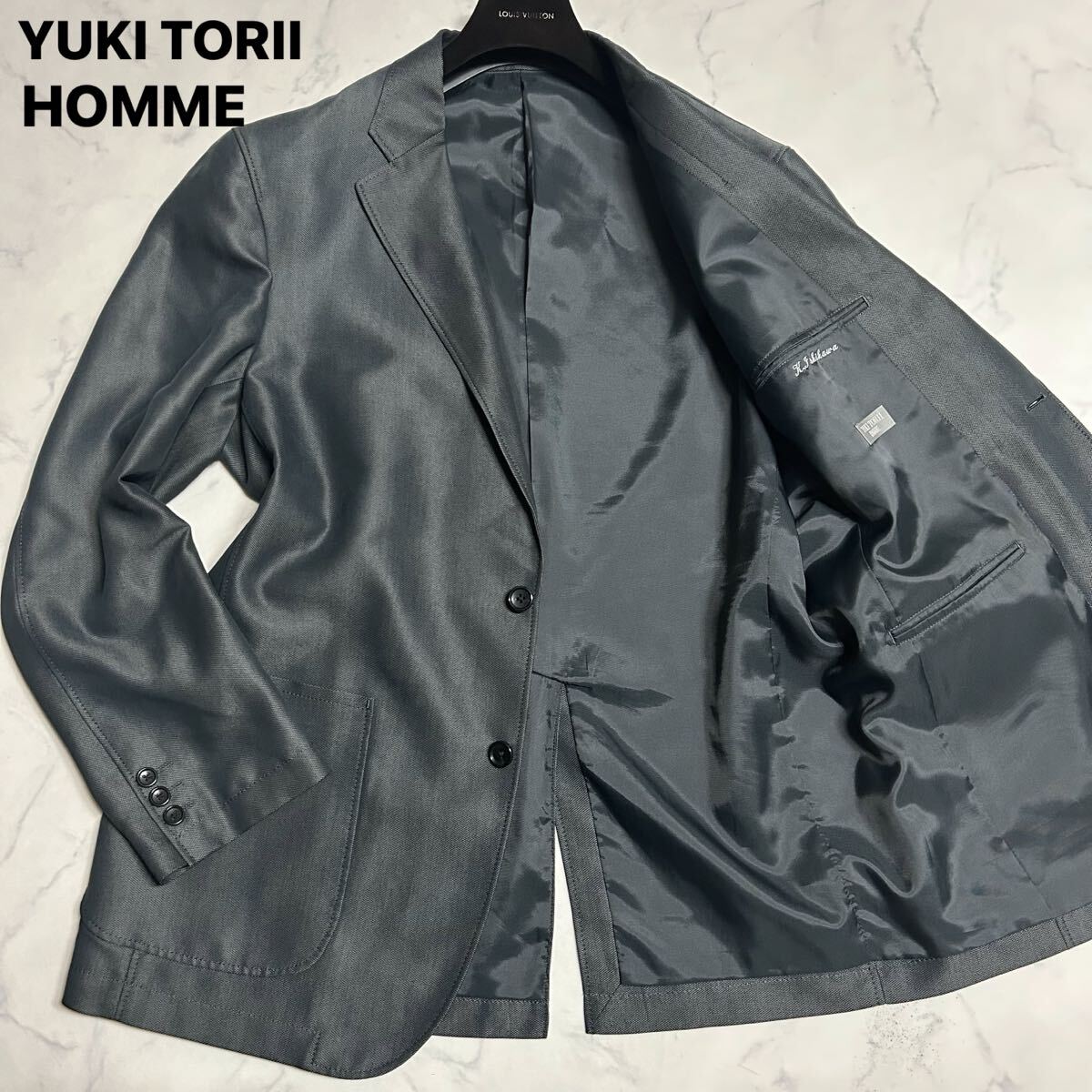 美品!!!希少XL◎YUKI TORII HOMME【最高の光沢】ユキトリイオム 美品!!!希少XL◎YUKI TORII HOMME【最高の光沢】ユキトリイオム