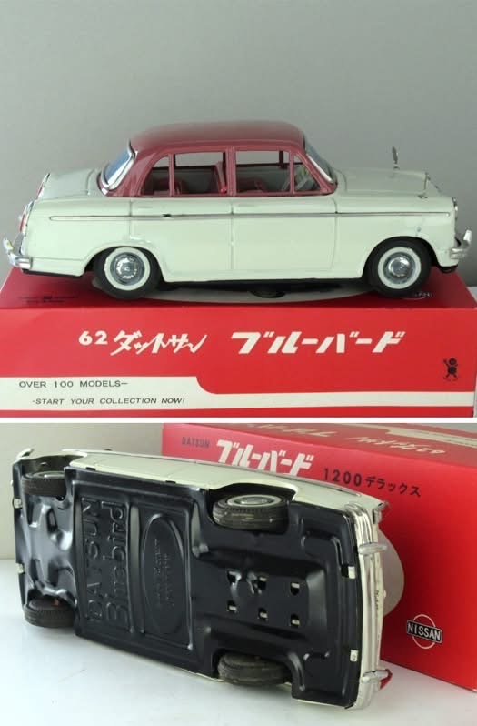 ☆ 当時物 バンダイダットサンブルーバード 日本製ブリキ ☆ 当時物 バンダイダットサンブルーバード 日本製ブリキ