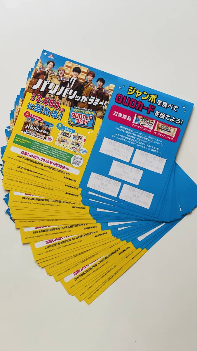懸賞☆チョコモナカジャンボ バーコード25枚 森永製菓 懸賞☆チョコモナカジャンボ バーコード25枚 森永製菓