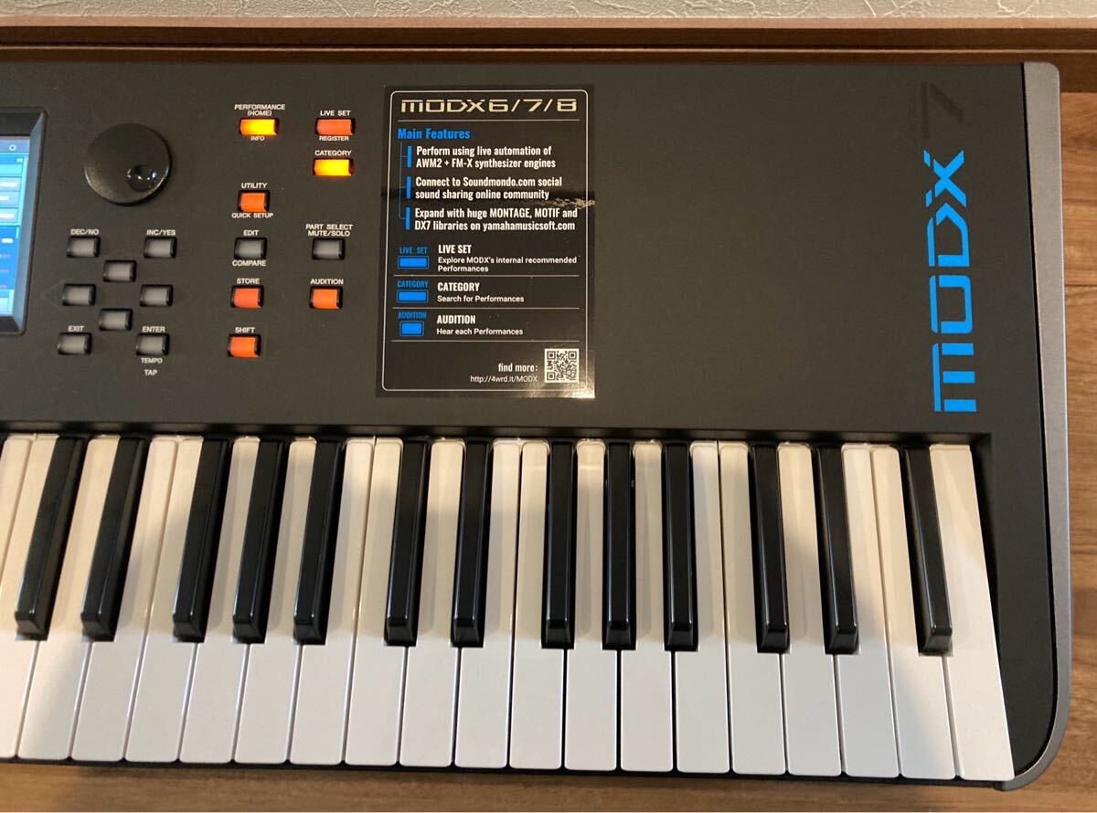 YAMAHA MODX7 76鍵盤シンセサイザー(ヤマハ)|売買された YAMAHA MODX7 76鍵盤シンセサイザー(ヤマハ)|売買された