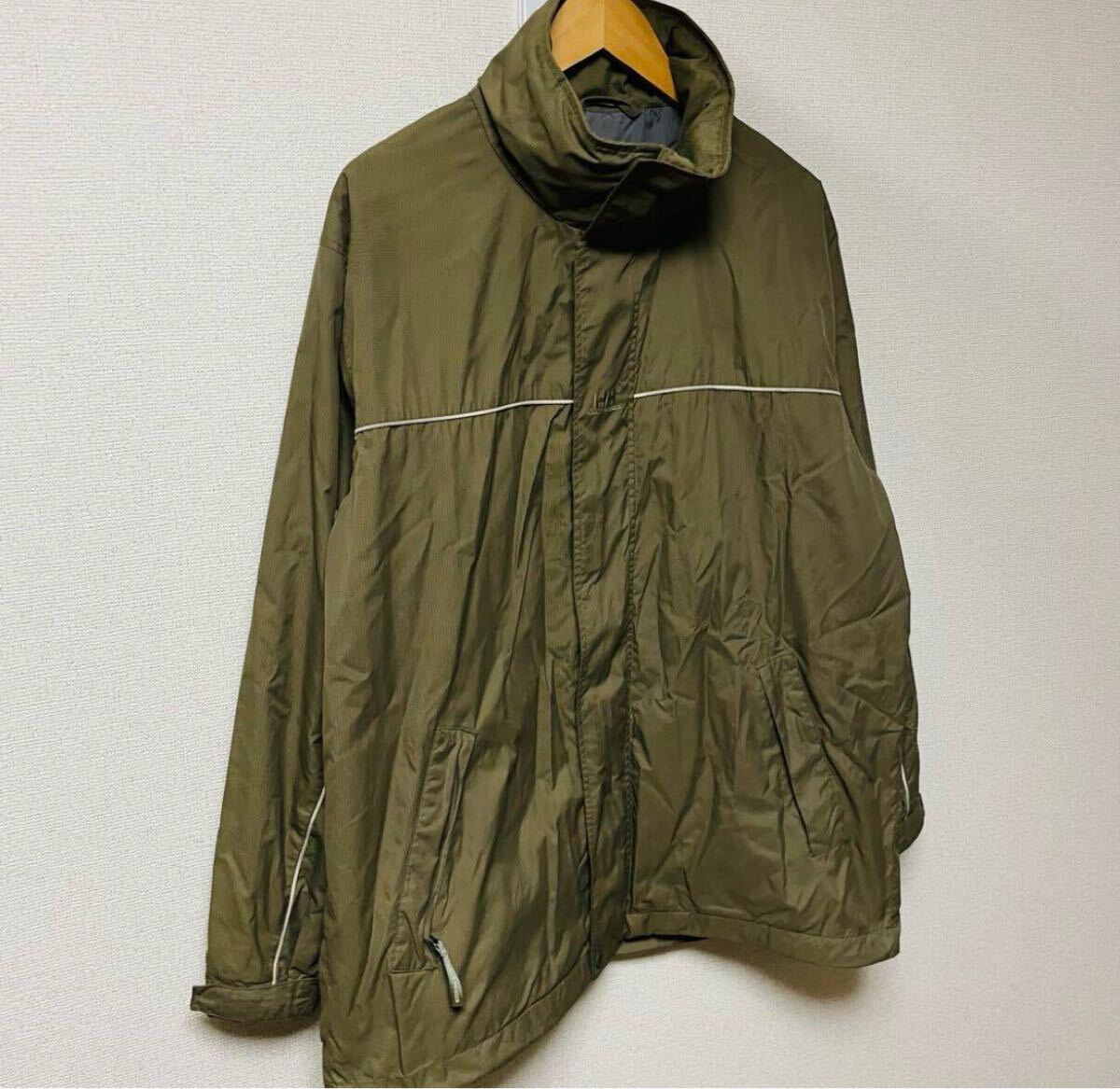HELLYHANSEN ヘリーハンセン　アウトドア　ジャケット　ナイロン　カーキ　メンズ　M