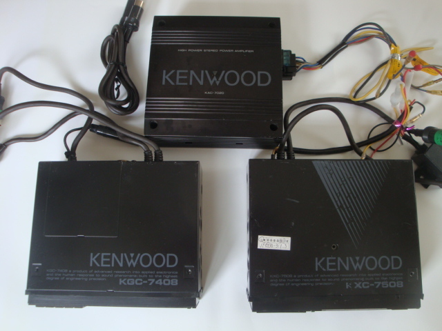 カーオーディオ KENWOOD KXC-7508 KGC-7408 KDC-9 KAC-5208 Yahoo!オークション - KENWOOD ケンウッド KXC-7508/KGC-7408