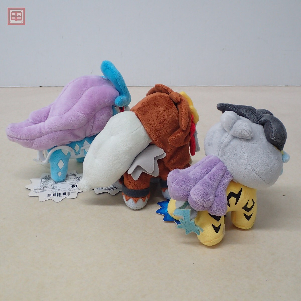 ポケモンセンター ポケドール エンテイ/ライコウ/スイクンドール ポケモンセンター ポケドール エンテイ/ライコウ/スイクンドール