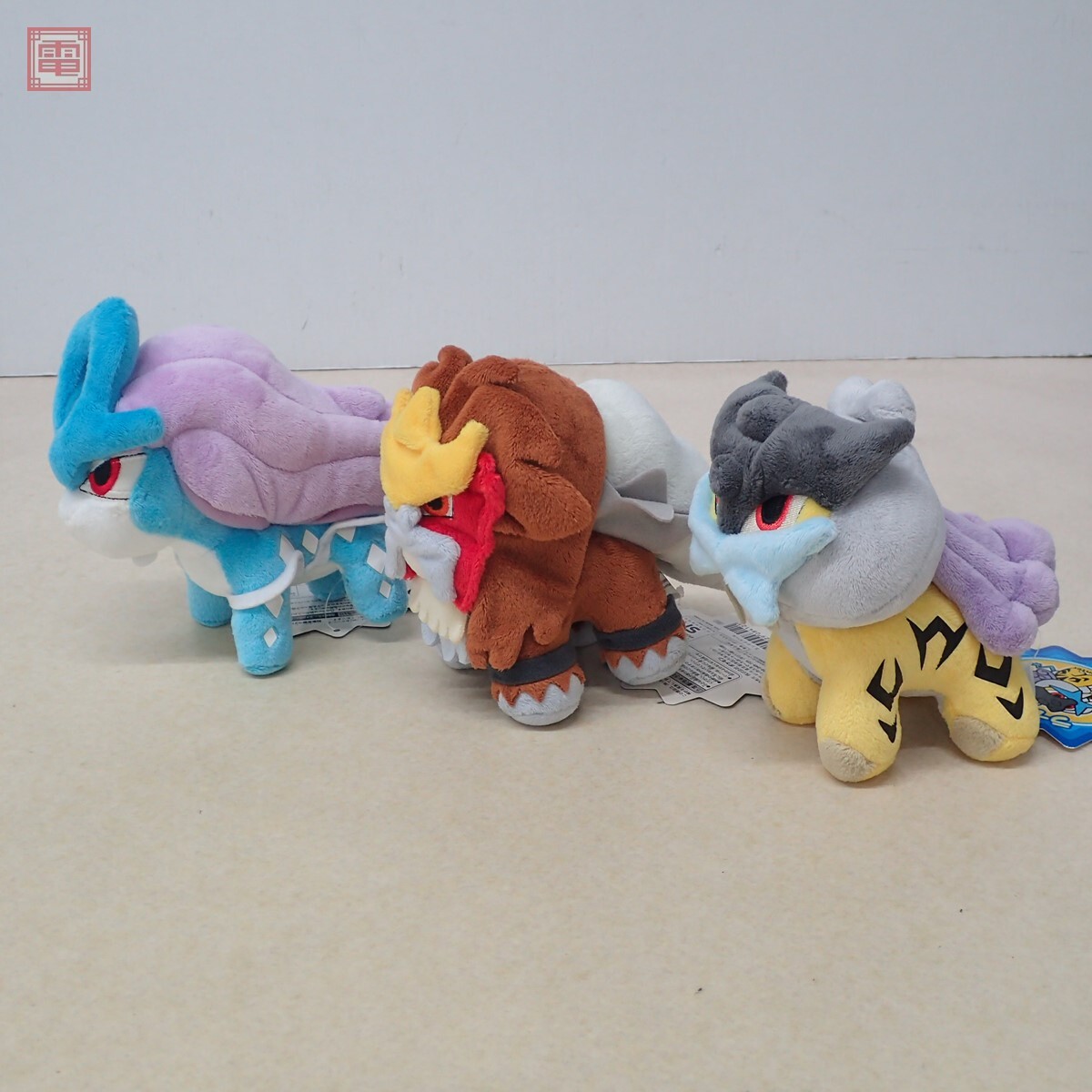 ポケモンセンター ポケドール エンテイ/ライコウ/スイクンドール ポケモンセンター ポケドール エンテイ/ライコウ/スイクンドール