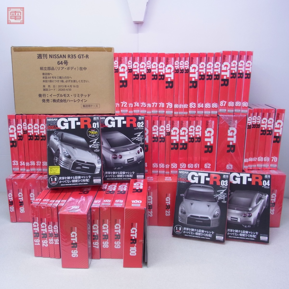 希少 未開封 イーグルモス 1/8 週刊 日産 NISSAN R35 GT-R 全100 希少 未開封 イーグルモス 1/8 週刊 日産 NISSAN R35 GT-R 全100