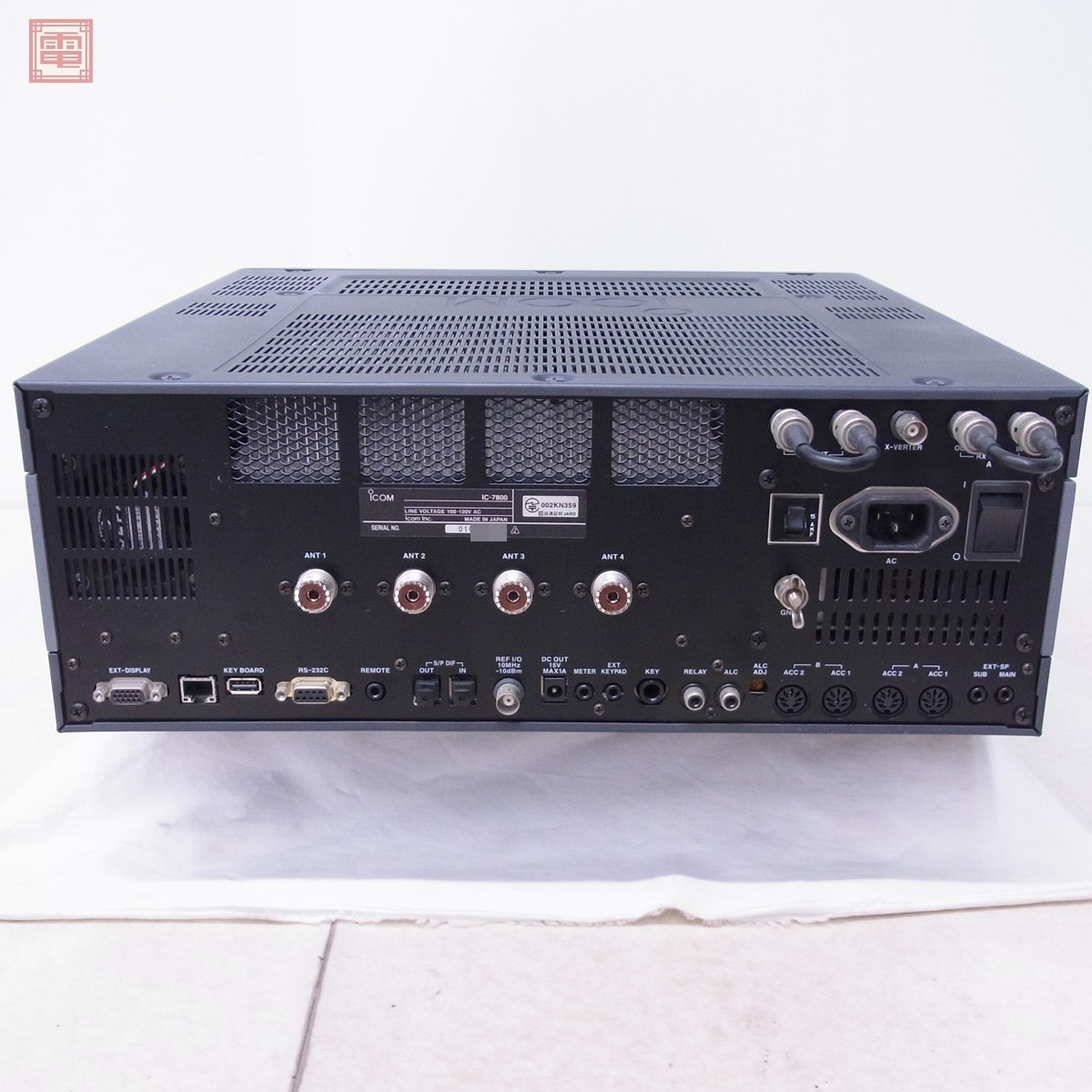 アイコム IC-7800 HF帯/50MHz 200W 取説付 ICOM【SE(固定)|売買 アイコム IC-7800 HF帯/50MHz 200W 取説付 ICOM【SE(固定)|売買
