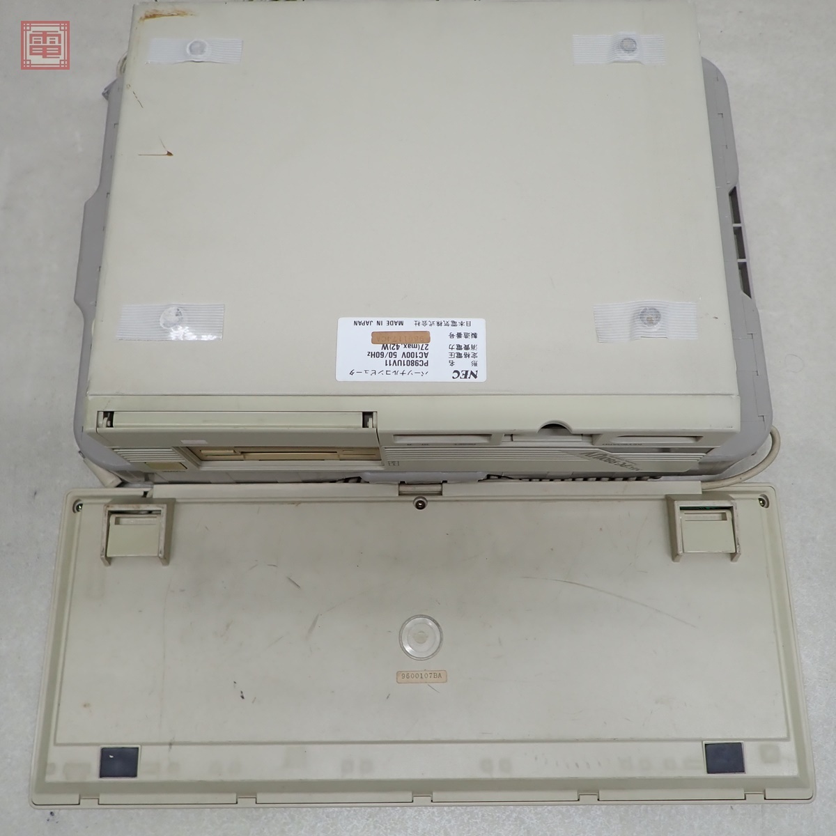 1円〜 NEC PC-9801UV11 本体 日本電気 取説/キーボード付 起動OK 1円〜 NEC PC-9801UV11 本体 日本電気 取説/キーボード付 起動OK