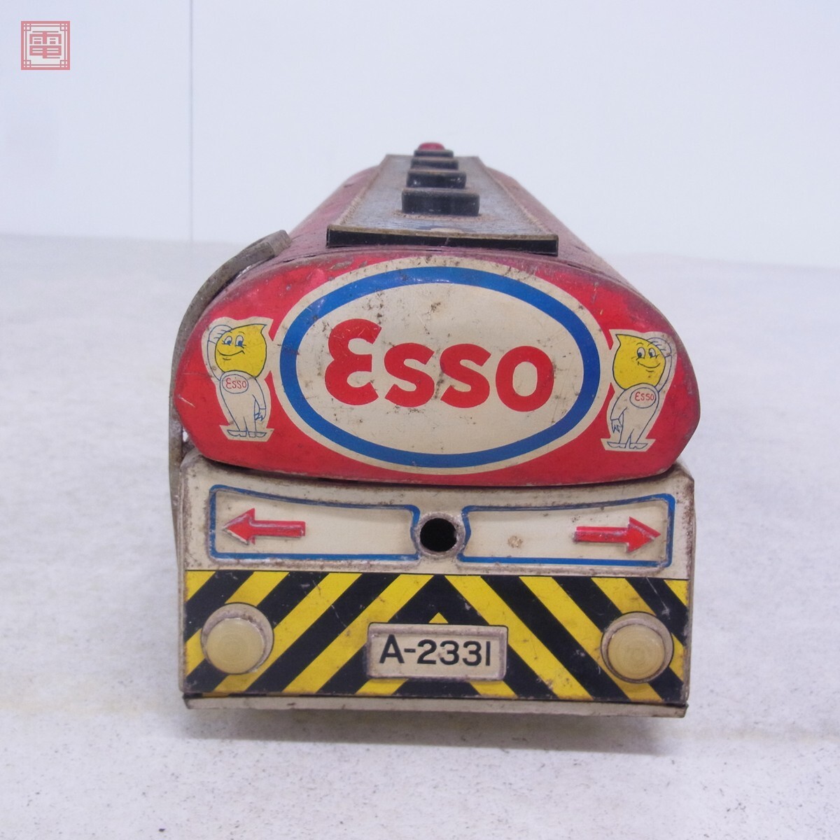 ジャンク 浅草玩具 ブリキ製 ESSO トレーラートラック 日本製 ジャンク 浅草玩具 ブリキ製 ESSO トレーラートラック 日本製