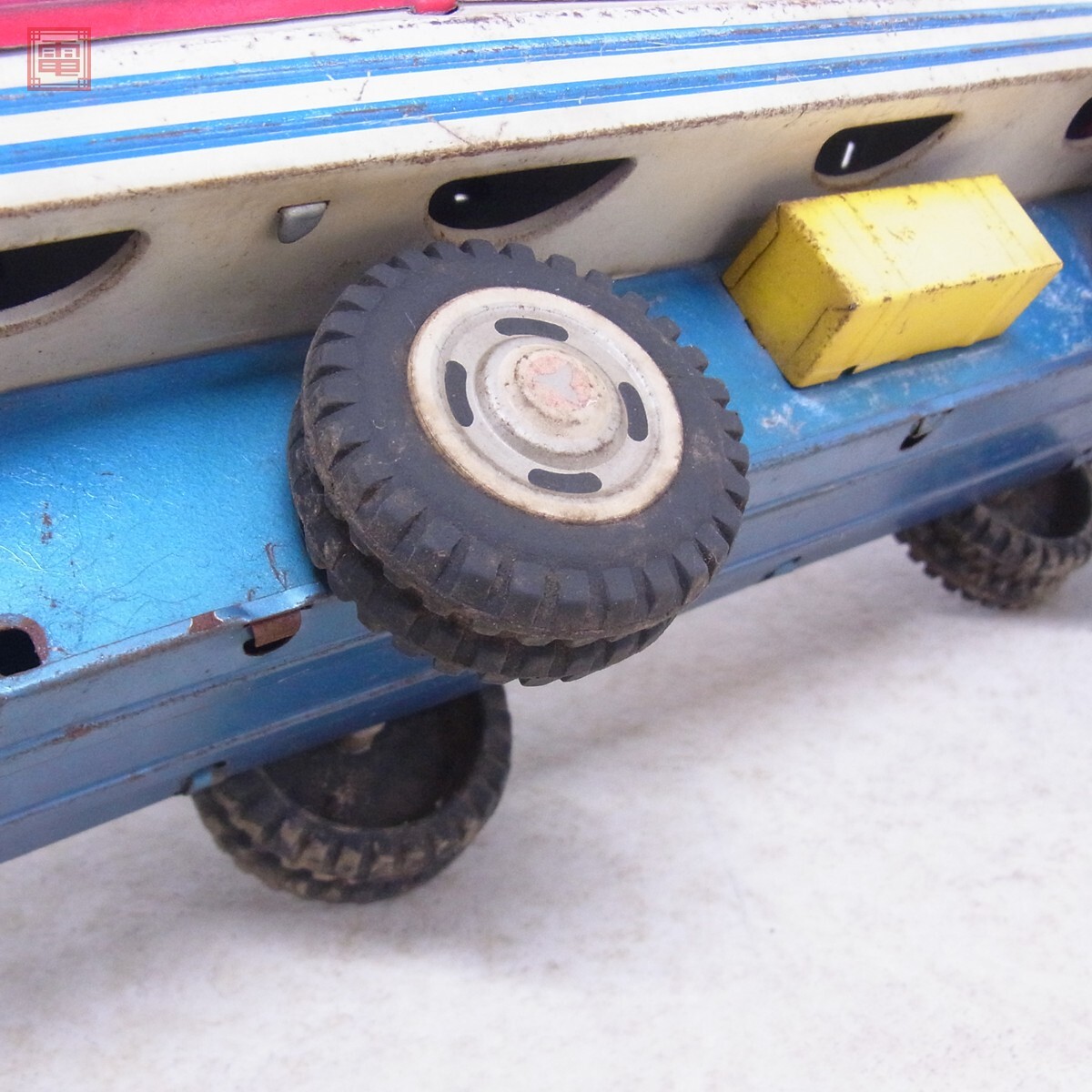 ジャンク 浅草玩具 ブリキ製 ESSO トレーラートラック 日本製 ジャンク 浅草玩具 ブリキ製 ESSO トレーラートラック 日本製