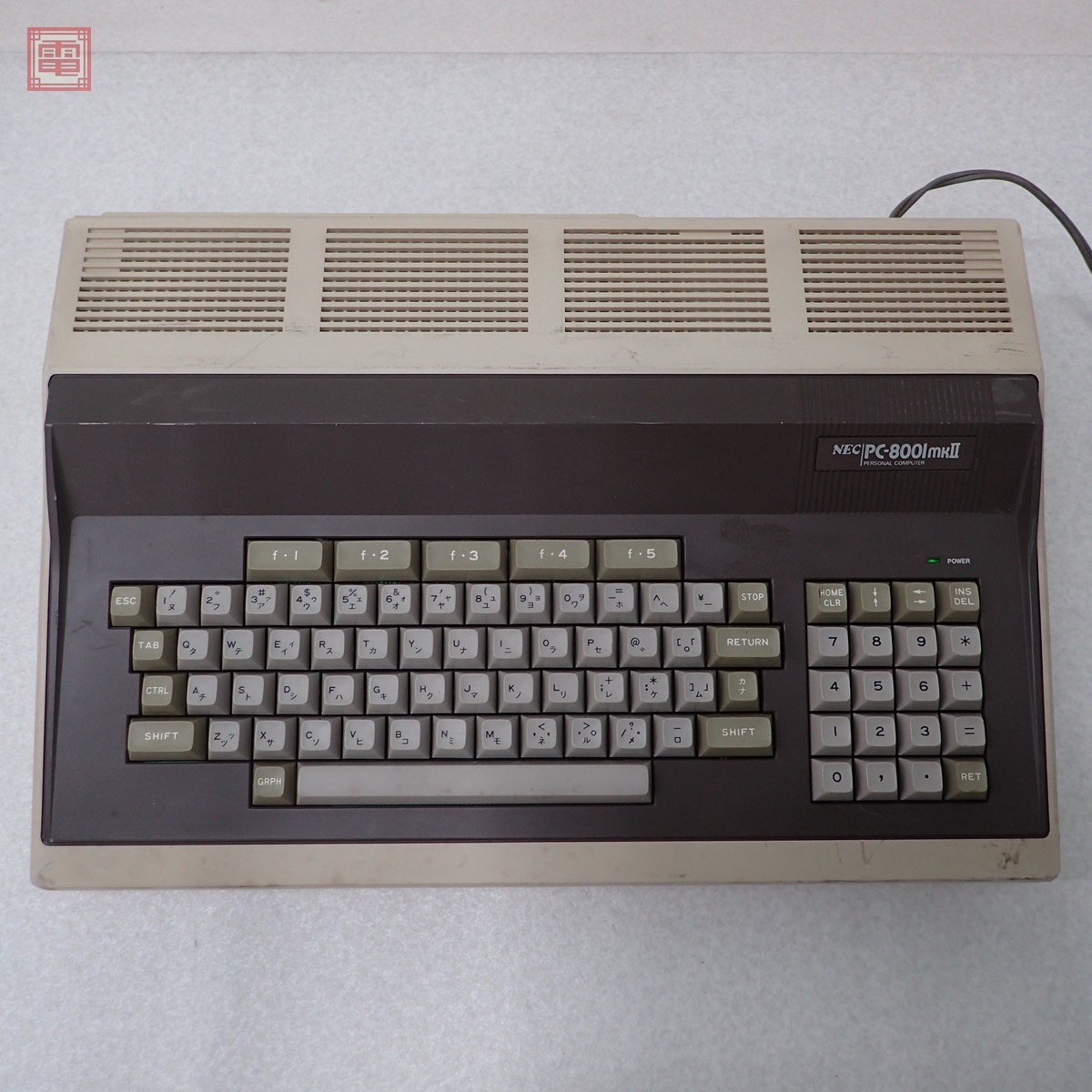 NEC PC-8001mkII 本体のみ 日本電気 通電OK ジャンク パーツ取り NEC PC-8001mkII 本体のみ 日本電気 通電OK ジャンク パーツ取り