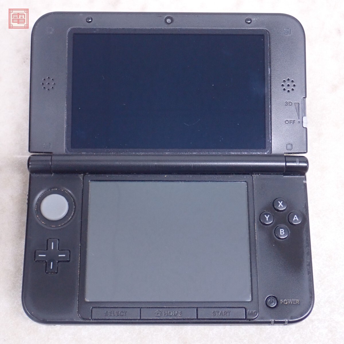【テレビで話題】 1円〜 ブルー×ブラック SPR-001 本体 LL ニンテンドー3DS 動作品 ニンテンドー3DS LL本体