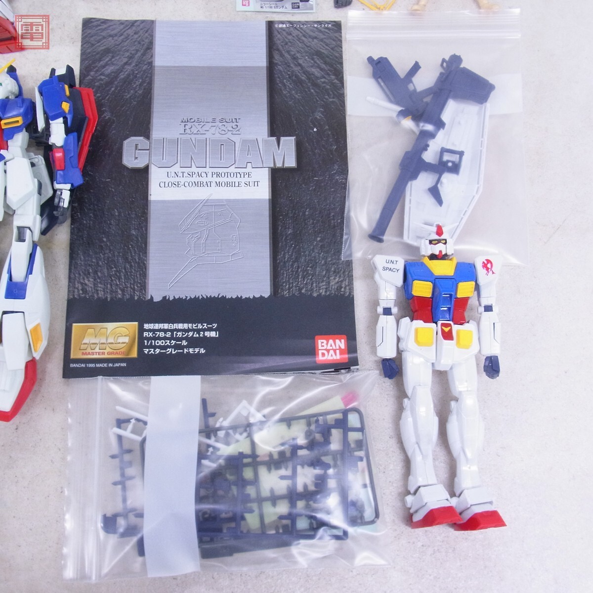 ジャンク 組立済 バンダイ MG 1/100 ジム・カスタム/ザクIIF2型 ジャンク 組立済 バンダイ MG 1/100 ジム・カスタム/ザクIIF2型