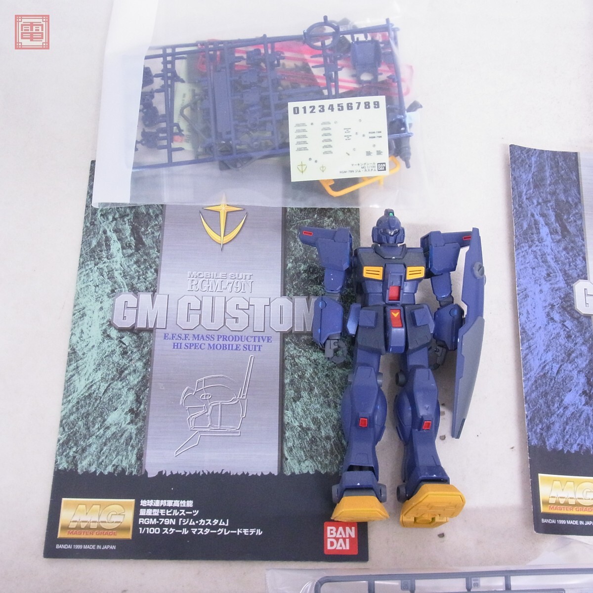 ジャンク 組立済 バンダイ MG 1/100 ジム・カスタム/ザクIIF2型 ジャンク 組立済 バンダイ MG 1/100 ジム・カスタム/ザクIIF2型