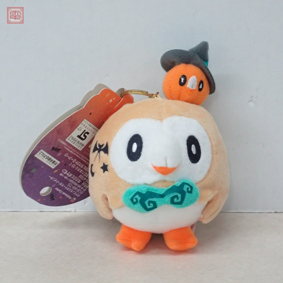 ポケモンセンター Halloween Time モクロー マスコット 紙タグ ポケモンセンター Halloween Time モクロー マスコット 紙タグ