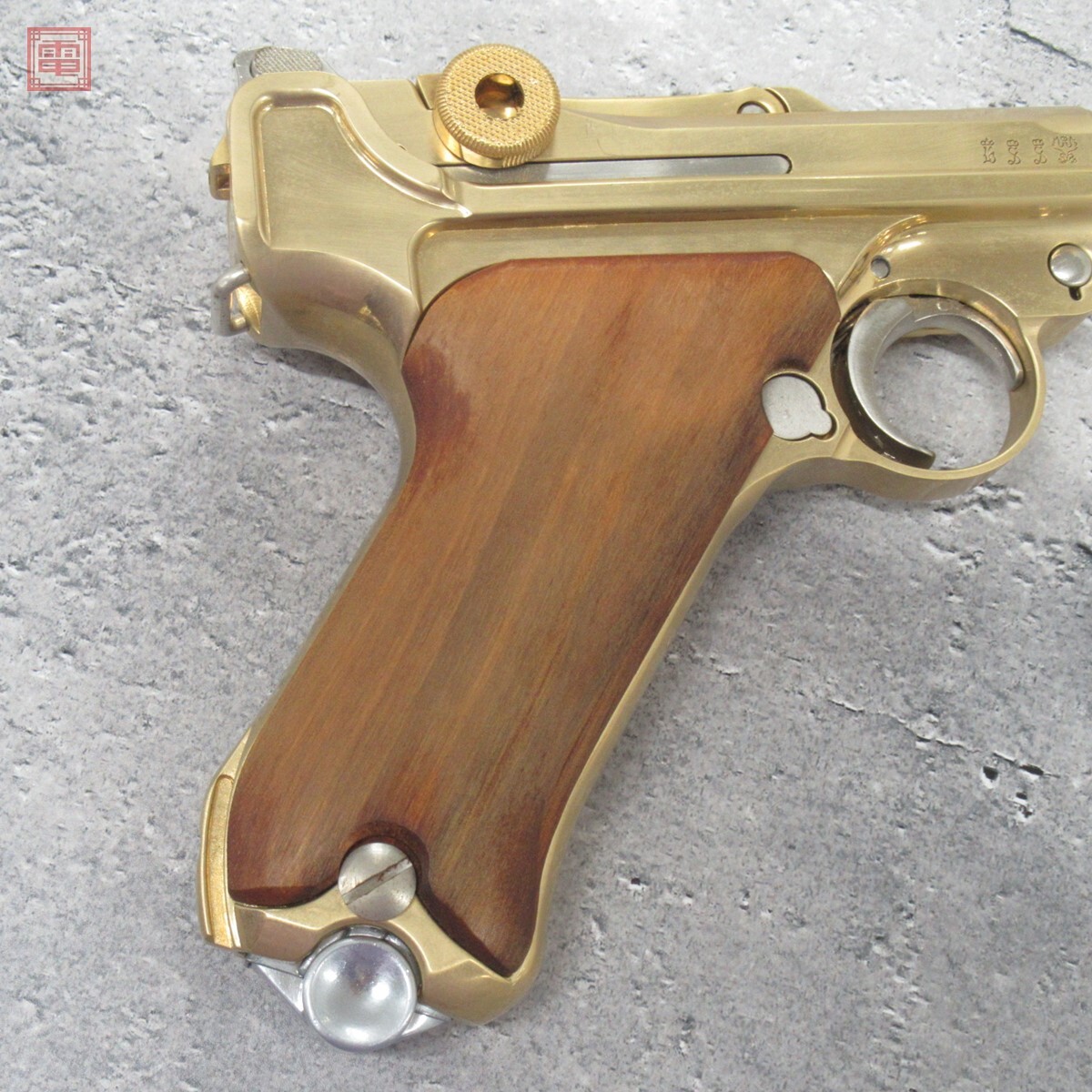 マルシン 金属製モデルガン ルガー P08 P-08 6インチ 22KGP マルシン 金属製モデルガン ルガー P08 P-08 6インチ 22KGP