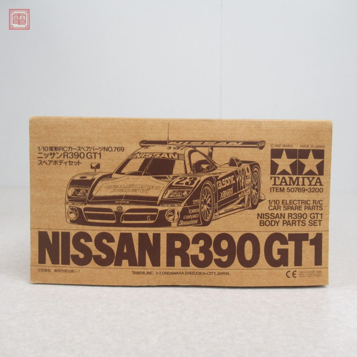 ジャンク タミヤ 1/10 電動RCカースペアパーツ ニッサン R390 GT1