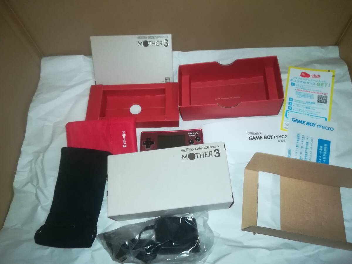 GBA ゲームボーイミクロ 本体 MOTHER3 DELUXE BOX GBミクロ同梱 GBA ゲームボーイミクロ 本体 MOTHER3 DELUXE BOX GBミクロ同梱