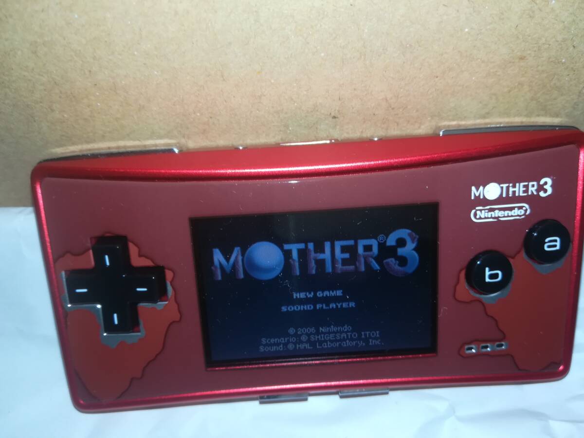 GBA ゲームボーイミクロ 本体 MOTHER3 DELUXE BOX GBミクロ同梱 GBA ゲームボーイミクロ 本体 MOTHER3 DELUXE BOX GBミクロ同梱