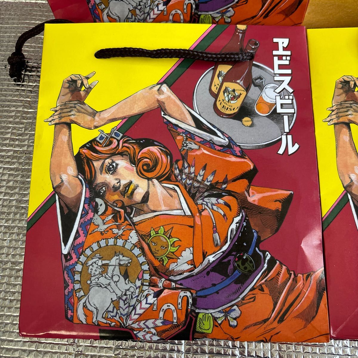 e винт пиво . дерево ... дизайн жестяная банка бумага сумка 1 листов изображение красавицы JoJo's Bizarre Adventure 