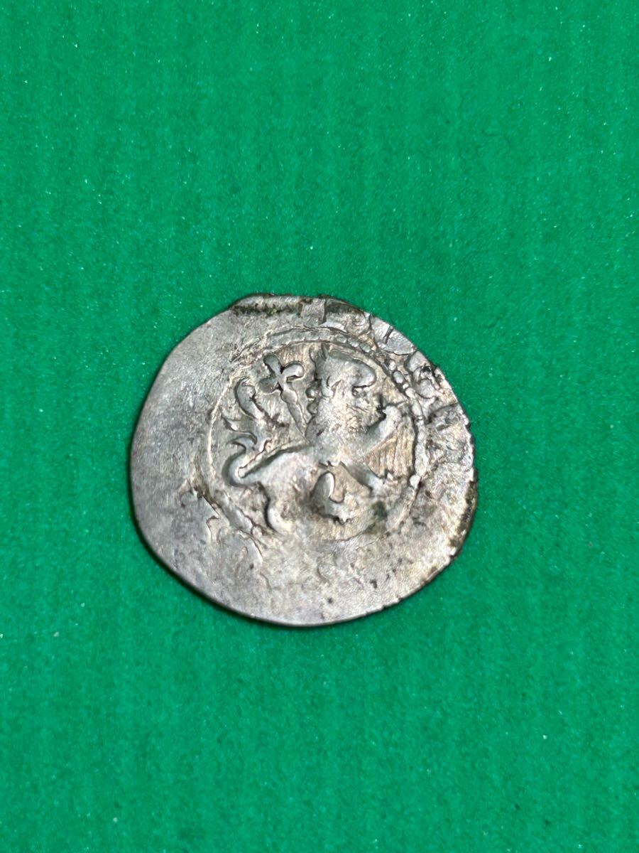 キリキアのアルメニア王国 レヴォン4世(1301〜1307) タクヴォリン銀貨 アンティーク コイン 銀貨 古銭_画像1