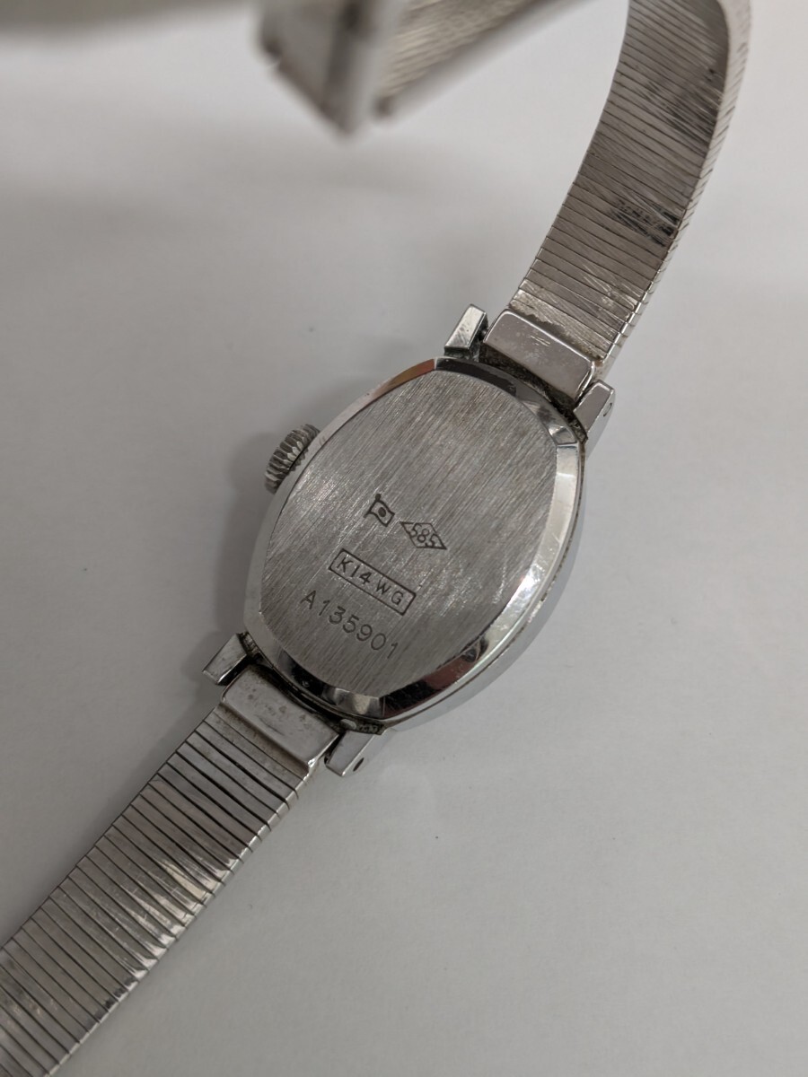◇RADO ラドー Elfe エルフェ 手巻き 腕時計 14KWG 585 ◇RADO ラドー Elfe エルフェ 手巻き 腕時計 14KWG 585