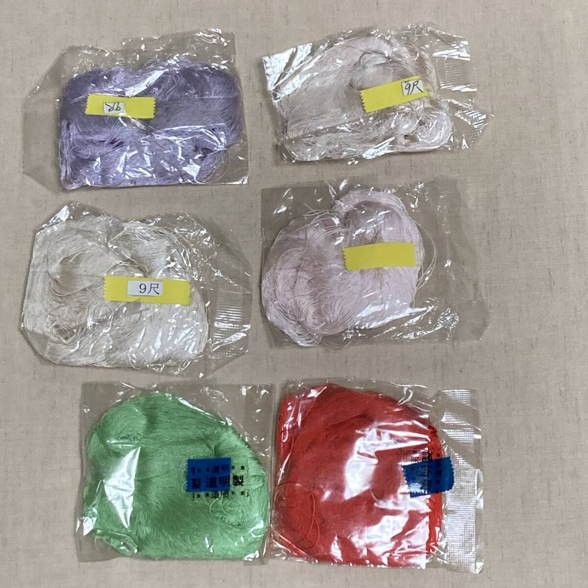 道明 くみひも 組紐 糸 組紐糸 絹糸(糸)｜売買された