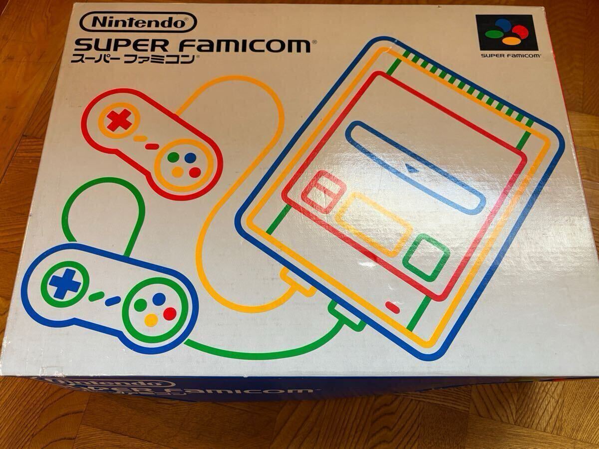  коробка инструкция имеется nintendo Super Famicom SHVC-001 подлинная вещь 