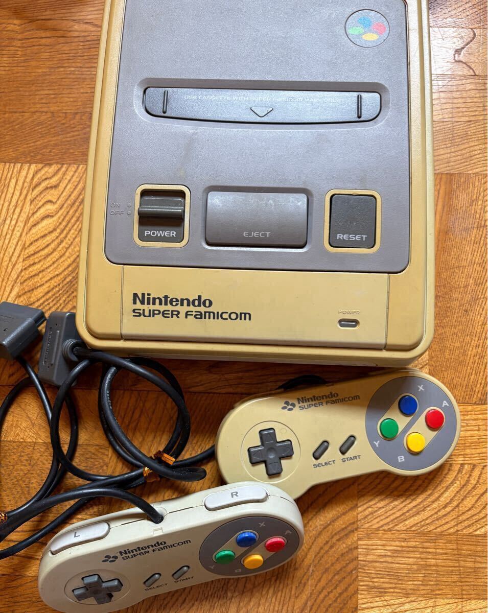 коробка инструкция имеется nintendo Super Famicom SHVC-001 подлинная вещь 