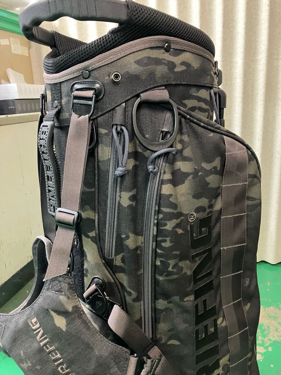 ブリーフィング キャディバッグ CR-4 #2 ブラックカモ 迷彩 ブリーフィング キャディバッグ CR-4 #2 ブラックカモ 迷彩