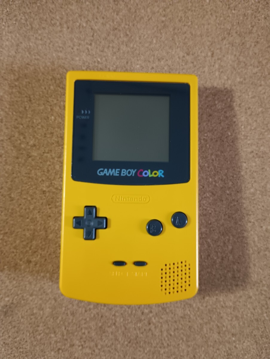任天堂 Nintendo ゲームボーイカラー CGB-001 イエロー 本体 任天堂 Nintendo ゲームボーイカラー CGB-001 イエロー 本体