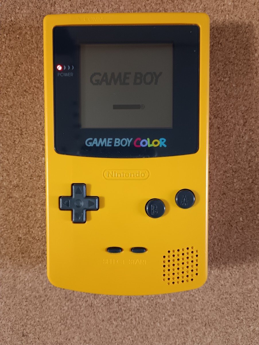 任天堂 Nintendo ゲームボーイカラー CGB-001 イエロー 本体 任天堂 Nintendo ゲームボーイカラー CGB-001 イエロー 本体